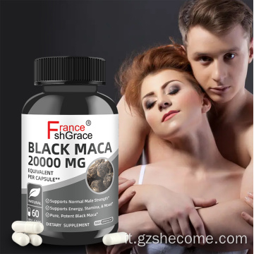 Shecome Black Maca Capsule 20000mg Pillole per l'ingrandimento del pene